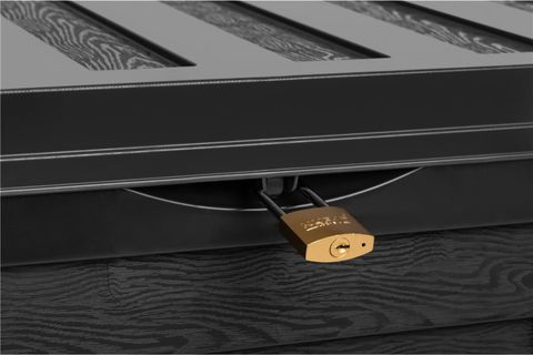 BAHÇE BALKON SANDIĞI, KAPAKLI, ANTRASİT, 320 L