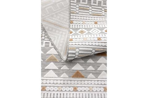 SAND GRİ SARI TEMİZLENEBİLİR HALI, 65550A, 50X80