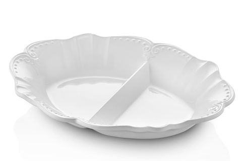 THE MİA GRANDE SERVİS TABAĞI BEYAZ 41X32 CM GRD0006