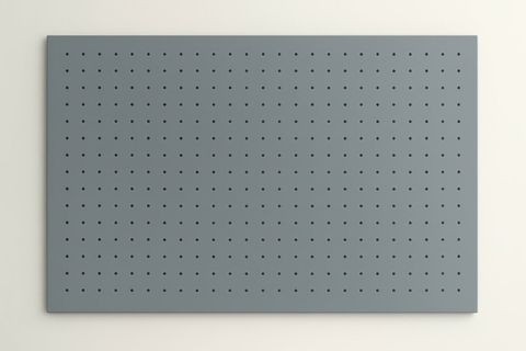 GALVANİZ METAL ÇOK AMAÇLI PANO PEGBOARD, CAM GRİ, 86X41X3 CM