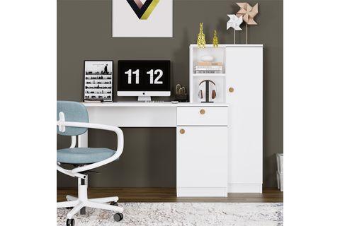 LEYLA ÇALIŞMA MASASI, BEYAZ