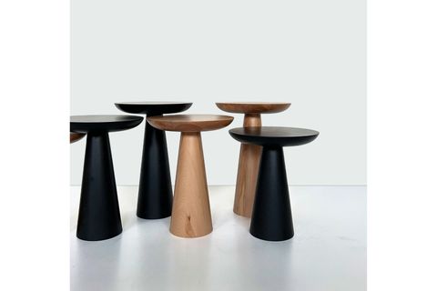 ZİGON MANTAR SEHPA MUSHROOM, İKİLİ, SİYAH