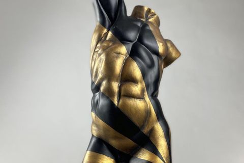 TORS GOLD RISE POP ART DEKORATİF ROMA YUNAN HEYKELLERİ
