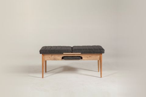 Sembol Açılır Sırtlı Bench Atlantik Antrasit