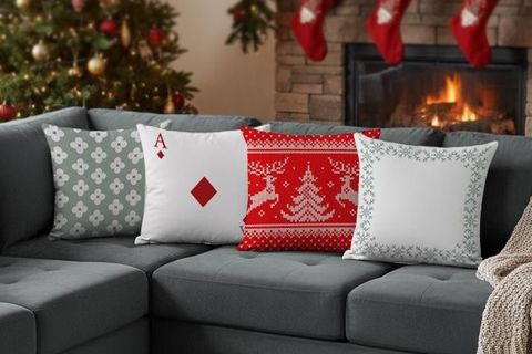 YILBAŞI TEMALI DÖRTLÜ KIRLENT KILIFI, MULTİ, 1042