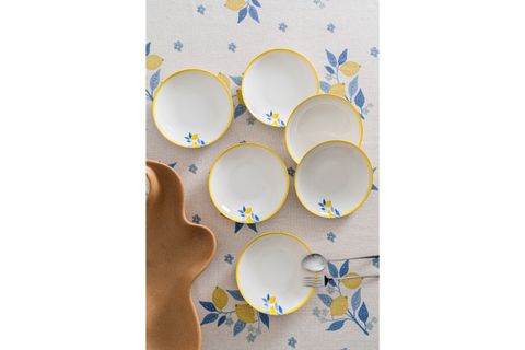 LEMON 6 LI YEMEK TABAĞI SETİ