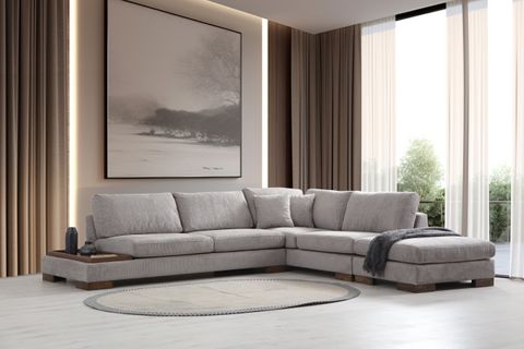 TULİP PUF, ŞÖNİL, GRİ