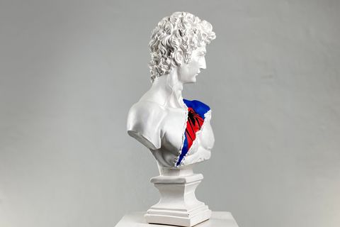 DAVID SPIDER MAN POP ART DEKORATİF ROMA YUNAN HEYKELLERİ