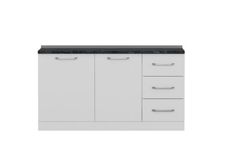 MİNAR 155 CM MUTFAK DOLABI BEYAZ 155-B1-ALT MODÜL