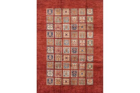 MARKAEV KIRMIZI DESENLİ KLASİK KİLİM 028 120X180