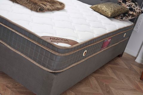 SMART BAZA BAŞLIK YATAK SETİ, GRİ, 90X190