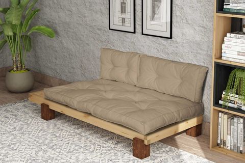 WOODESK ARİN MASİF NATURAL CAMEL RENK SEDİR CPT8301-200