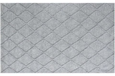 BADE GRİ YÜN EL DOKUMA ÖRGÜ HALI 200X300