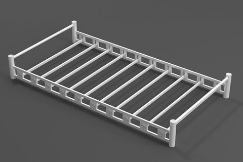 ARGİMO KAMELYA YAVRULU DAYBED SEDİR KARYOLA, BEYAZ, 90X200