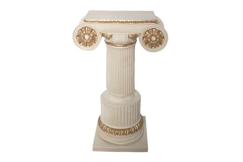 MOTİFLİ SÜTUN, KÜÇÜK BOY, GOLD İŞLEMELİ