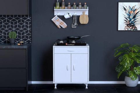 DOQU M OCAK ALTI TÜP GÖZLÜ SET, 56 CM, ASKILI RAFLI