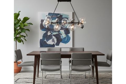 LONDRA 12 CAMLI AVİZE, SİYAH ŞEFFAF