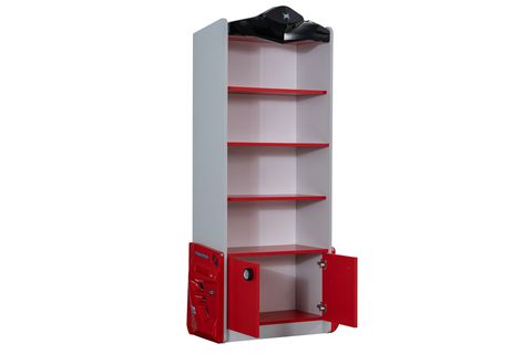 SPORTS ÇOCUK ODASI TAKIMI - KIRMIZI MERSO ARABALI YATAK