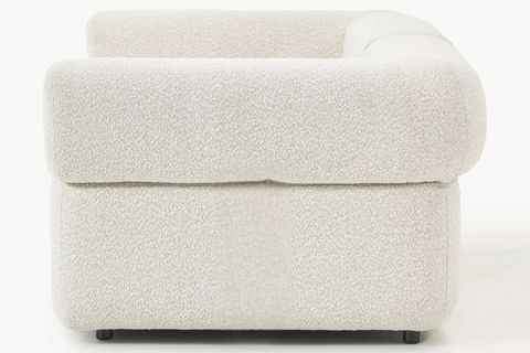 ALBA BUKLE MODÜLER İKİLİ KOLTUK, BEYAZ