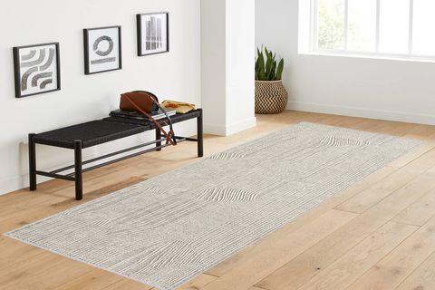 ROVİGO HOME DİJİTAL BASKI YIKANABİLİR KAYMAZ TABAN SALON HALISI  RVG1055 100X300