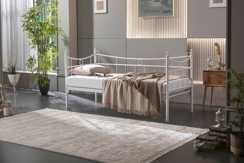 DAİLY DAYBED METAL KARYOLA, BEYAZ, 90X200