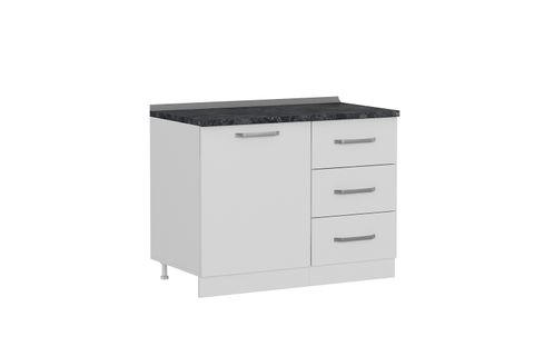 MİNAR 110 CM MUTFAK DOLABI BEYAZ 110-B1-ALT MODÜL