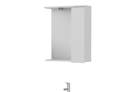 NİKA BANYO DOLABI ÜST 65CM 1K1A BEYAZ