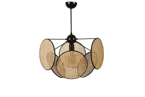 HERA SİLİNDİR ALTILI AVİZE, RATTAN