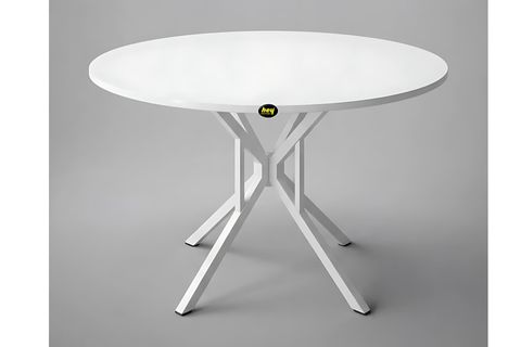 SELİN YUVARLAK MUTFAK MASASI, BEYAZ, 90 CM