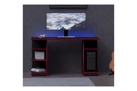 KRONOS OYUNCU MASASI KIRMIZI SİYAH
