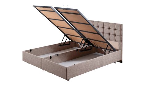 VENEDİK BAZA BAŞLIK LETTO YATAK SETİ, KAHVERENGİ, 180X200