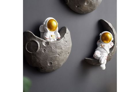 ASTRONOT VE AY ÜÇLÜ SET, GOLD