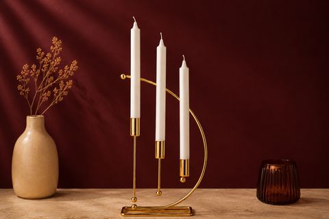 MBA NOTA ŞAMDAN MUMLUK, GOLD, 17X7X36 CM