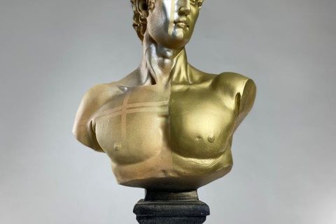 DAVID LUX POP ART DEKORATİF ROMA YUNAN HEYKELLERİ
