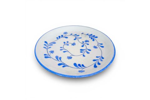 SERVİS TABAĞI MAVİ BEYAZ