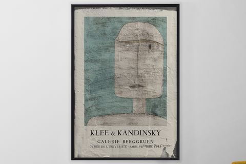 ÇERÇEVELİ BETON ART DOKULU PAUL KLEE SPECTRE