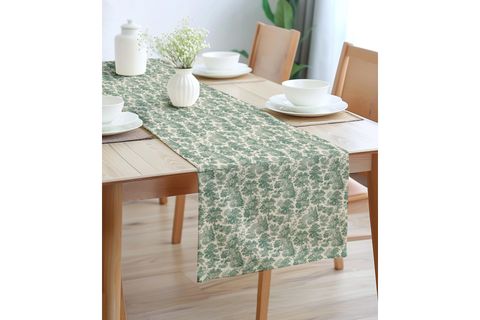 YOSUN AĞAÇ PAMUKLU MASA RUNNER, 0074 50X150