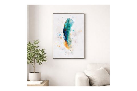 BOHO TÜY MOTİFLİ KANVAS TABLO, DESEN 4