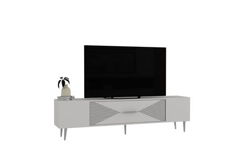 DEKOL TV SEHPASI, 1CT, BEYAZ GÜMÜŞ
