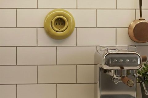 PORSELEN PRİZ, ZEYTİN YEŞİLİ