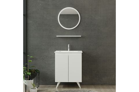 NİKA BANYO DOLABI 65CM AY2K 1YA1R ETJ BEYAZ