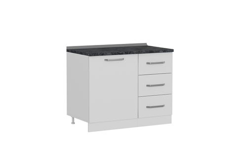 MİNAR 105 CM MUTFAK DOLABI BEYAZ 105-B1-ALT MODÜL