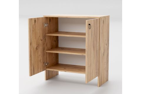 KABİ İKİ KAPAKLI ÇOK AMAÇLI DOLAP, ÇAM