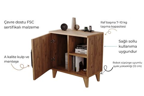 ROSE KOMODİN, ATLANTİK ÇAM, 3 BÖLMELİ