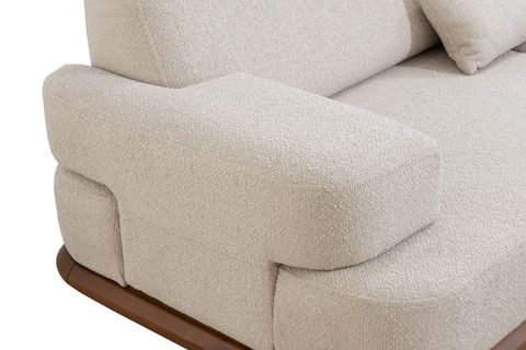 EVORA ÜÇLÜ KOLTUK, KREM