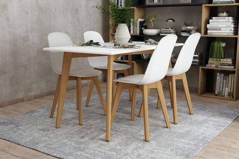 WOODESK FLORANSA MASA TAKIMI, BEYAZ, 140X75, CPT7691-140