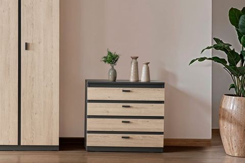 PANNA YATAK ODASI TAKIMI, BAZALI, 5 KAPAKLI