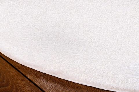 MARKAEV TAVŞAN TÜYÜ BEYAZ YUVARLAK HALI 70X70