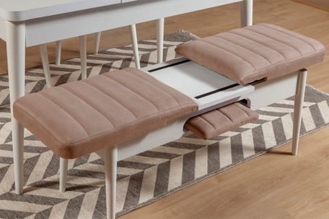 SEMBOL AÇILIR BENCH, BEYAZ TAŞ