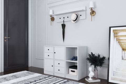 BERA PORTMANTO, 2 KAPAKLI 4 ÇEKMECELİ, PRT-1079-Ç